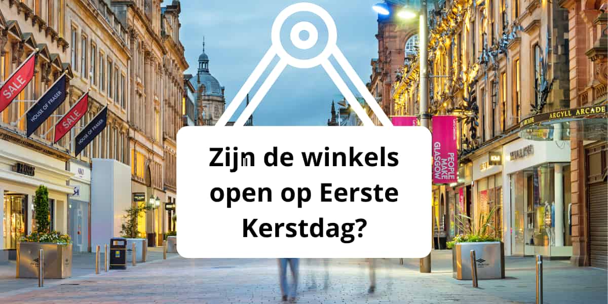 Zijn de winkels open op Eerste Kerstdag?